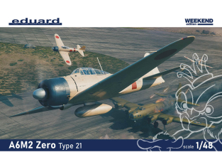 EDUARD maquette avion 84189 A6M2 Zero Type 21 WeekEnd Edition 1/48