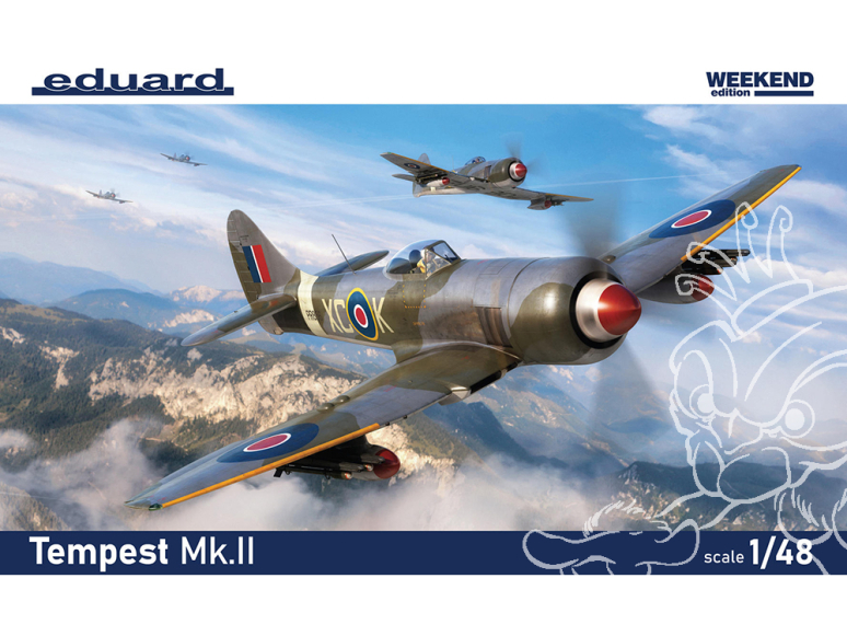 EDUARD maquette avion 84190 Tempest Mk.II WeekEnd Edition 1/48