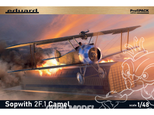 EDUARD maquette avion 82173 Sopwith 2F.1 Camel ProfiPack Edition 1/48