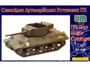 UM Unimodels maquettes militaire 469 Canon automoteur T-72 1/72