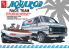 AMT maquette voiture 1338 Aqua Rod Race Team 1975 Chevy Van avec bateau de course et remorque 1/25