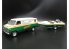 AMT maquette voiture 1338 Aqua Rod Race Team 1975 Chevy Van avec bateau de course et remorque 1/25