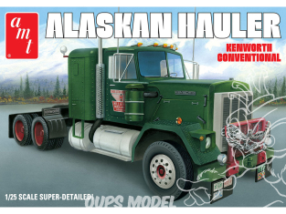 AMT maquette camion 1339 TRACTEUR ALASKAN HAULER KENWORTH 1:25