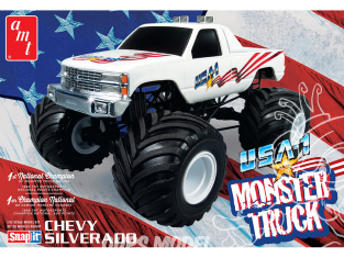 AMT maquette voiture 1351 USA-1 MONSTER TRUCK SNAP 1/32