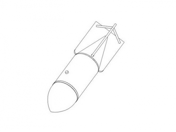 CMK kit amelioration 7216 BOMBES ALLEMANDES 2e GM SC 250 - 250kg ( 6 pièces) 1/72