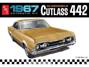 AMT maquette voiture 1365 1967 OLDSMOBILE CUTLASS 442 1/25