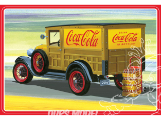 AMT maquette voiture 1333 1929 FORD WOODY PICKUP COKE 1/25