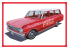 AMT maquette voiture 1353 1963 CHEVY II NOVA WAGON AVEC CAISSES COCA 1/25