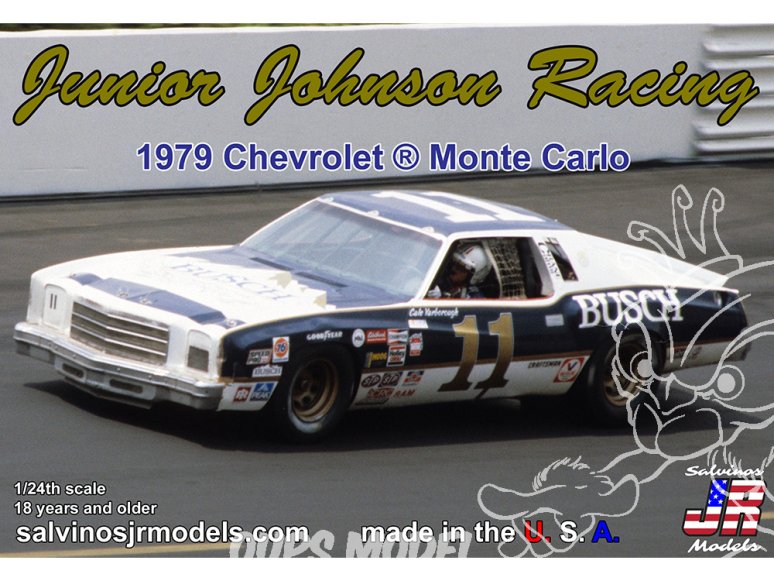 JR Models maquette voiture JJMC1979C Junior Johnson Racing 1979 Monte Carlo 1/25