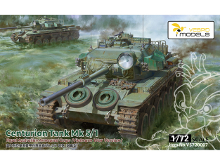 Vespid Models maquette militaire VS720007 Char britannique Centurion Mk5/1 CCP 1/72