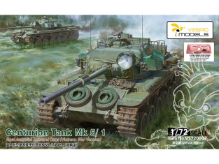 Vespid Models maquette militaire VS720007S Char britannique Centurion Mk5/1 CCP Deluxe edition 1/72