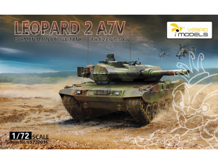Vespid Models maquette militaire VS720016 Leopard 2A7V MBT allemand production 2016 1/72