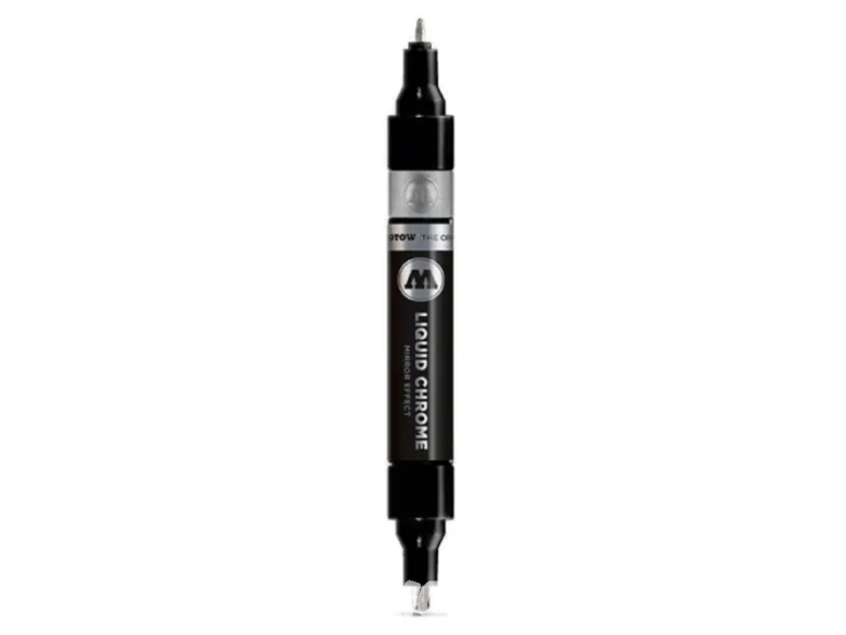 Molotow 703107 Marqueur Liquid Chrome pointe ronde 1,5-4mm