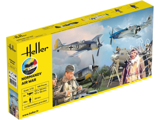 Heller maquette avion 52329 Normandy Airwar inclus peintures principale colle et pinceau 1/72