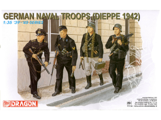 dragon maquette militaire 6087 Troupes navales allemandes (Dieppe 1942) 1/35