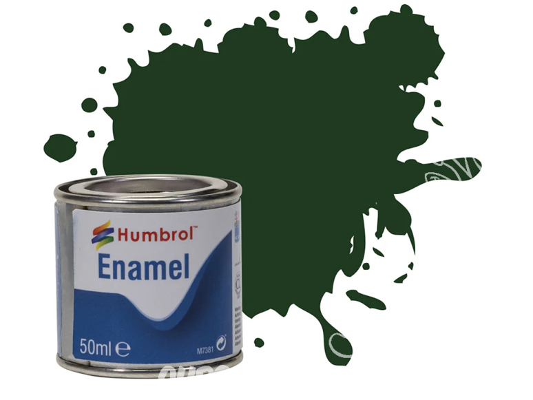 HUMBROL Peinture enamel 003 XL Vert BrunswickNouvelle formule 50ml