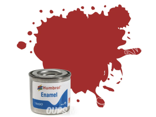 HUMBROL Peinture enamel 153 Nouvelle formule Rouge Insigne Mat 14ml