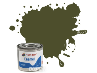 HUMBROL Peinture enamel 155 Nouvelle formule Gris Brun Olive 14ml