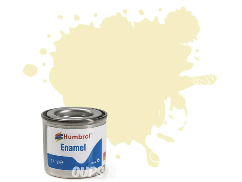 HUMBROL Peinture enamel 041 Nouvelle formule Ivoire 14ml