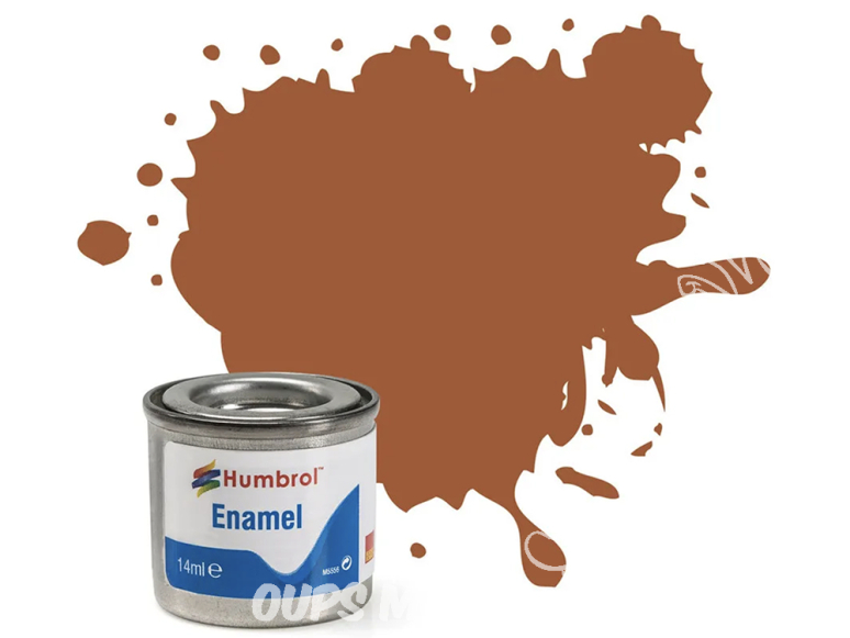 HUMBROL Peinture enamel 062 Nouvelle formule Cuir Mat 14ml