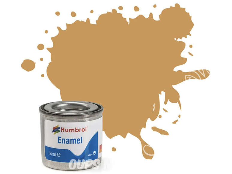 HUMBROL Peinture enamel 063 Nouvelle formule Sable Mat 14ml