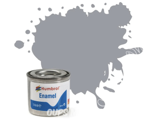 HUMBROL Peinture enamel 064 Nouvelle formule Gris Clair Mat 14ml