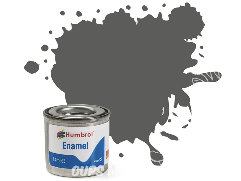 HUMBROL Peinture enamel 031 Nouvelle formule Gris Ardoise Mat 14ml