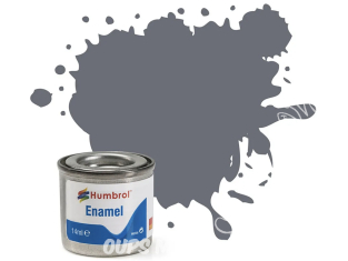 HUMBROL Peinture enamel 005 Nouvelle formule Gris Foncé Amiral brillant 14ml