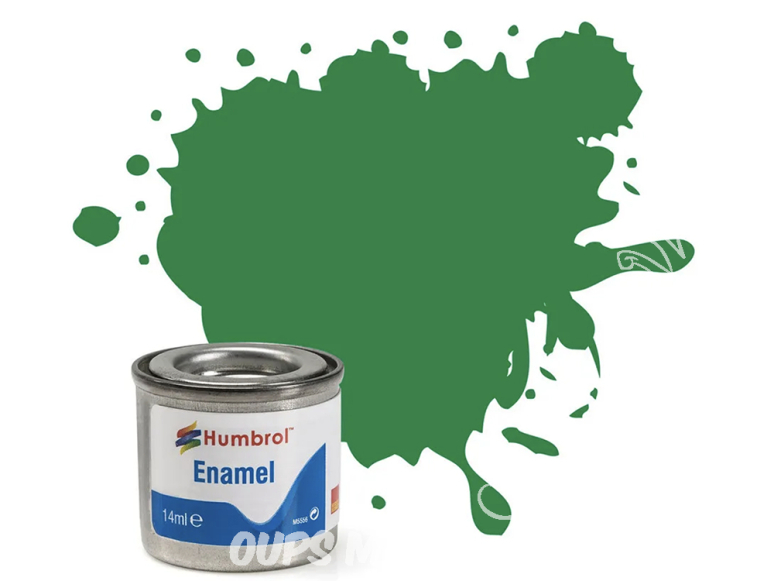 HUMBROL Peinture enamel 002 Nouvelle formule Vert Emeraude Brillant 14ml