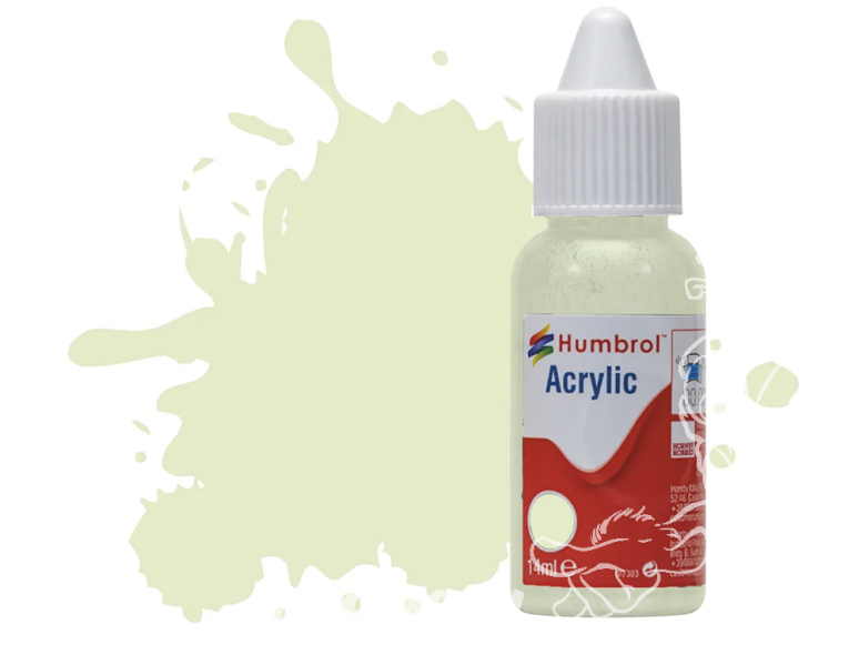 HUMBROL Peinture Acrylique 090 Beige Vert (aka Sky) Mat Flacon compte-gouttes 14ml