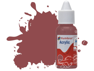 HUMBROL Peinture Acrylique 073 Lie de Vin Mat Flacon compte-gouttes 14ml