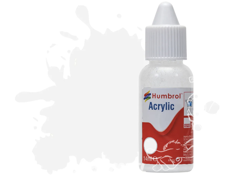 HUMBROL Peinture Acrylique 049 Vernis Mat Flacon compte-gouttes 14ml