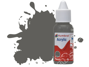 HUMBROL Peinture Acrylique 031 Gris Ardoise Mat Flacon compte-gouttes 14ml