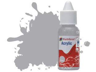 HUMBROL Peinture Acrylique 166 Gris Avion Clair Mat Flacon compte-gouttes 14ml