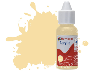 HUMBROL Peinture Acrylique 148 Radôme Ocre Flacon compte-gouttes 14ml