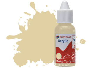 HUMBROL Peinture Acrylique 121 Pierre pâle mat Flacon compte-gouttes 14ml