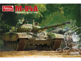 Amusing maquette militaire 35A045 M84A char de combat yougoslave 1/35