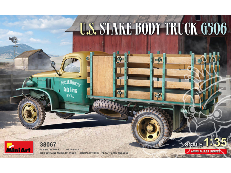 Mini Art maquette militaire 38067 Camion U.S. Stake body G506 1/35