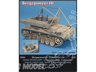 CMK set detail resine 3044 BERGEPANZER III SET DE CONVERSION POUR TAMIYA 1/35