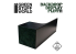 Green Stuff 508337 Socle avec courbe 6x6x6cm