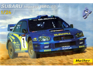 HELLER maquette voiture 80750 Subaru Impreza WRC &3903 1/24