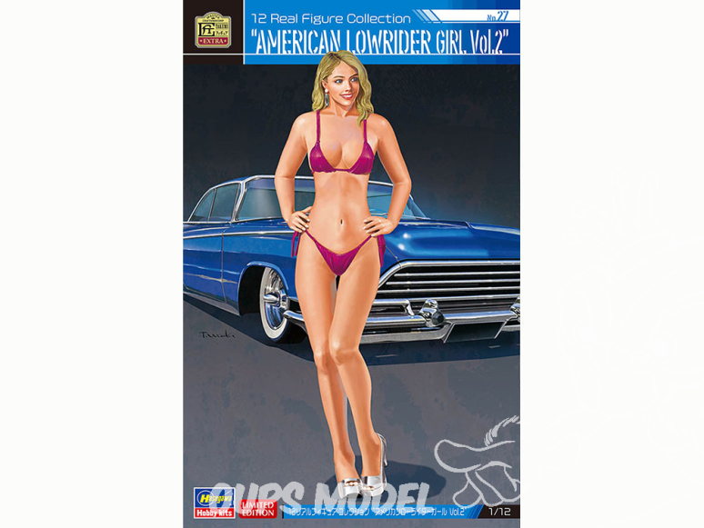 Hasegawa maquette figurine 52351 12 Collection de figurines réelles n ° 27 "American Lowrider Girl Vol.2" 1/12