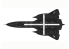 Hasegawa maquette avion 02425 SR-71 Blackbird (Type A) "Record mondial de vitesse absolue" 1/72