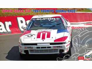 Hasegawa maquette voiture 20612 TOYOTA SUPRA TURBO A70 "1991 TOOYS 1000km COURSE" 1/24