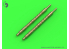 Master Model GM-72-024 MG-34 7.92mm Canons x2 Version avec chemise de refroidissement percée 1/72