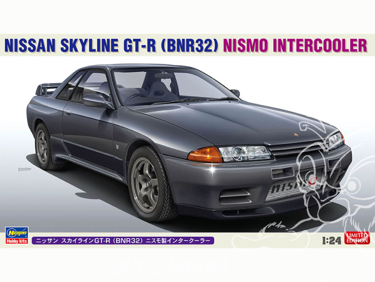 Hasegawa maquette voiture 20611 Intercooler Nissan Skyline GT-R (BNR32) Nismo 1/24