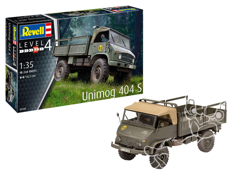 Revell maquette militaire 03348 Unimog 404 S 1/35