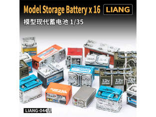 Liang Model accessoires 0443 Batteries de stockage x16 1/35