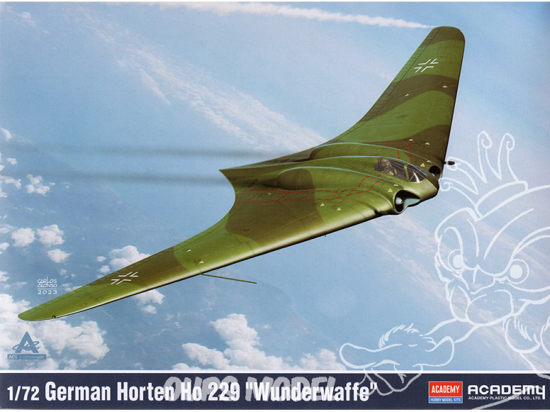 Academy maquette avion 12583 Horten Ho229 Wunderwaffe 1/72