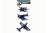 Academy maquette avion 12353 Chance Vought Corsair USN F4U-4 &quot;Bataille du réservoir de Jangjin 1/48